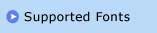 Supported Fonts