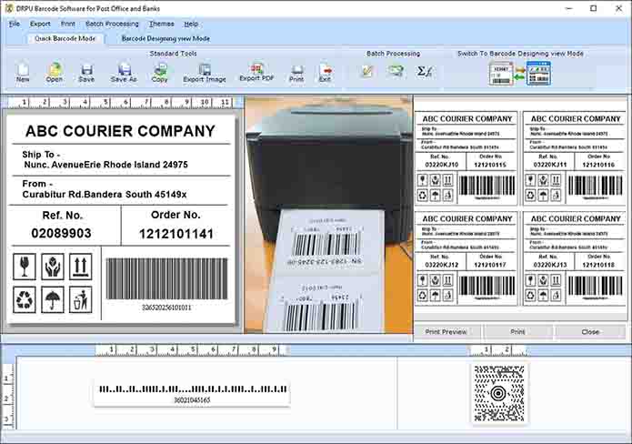 Postal Services Barcode Maker