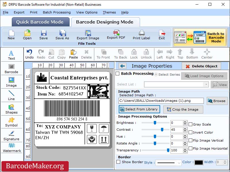 Warehouse Barcode Maker screenshot Warehouse Barcode Maker screenshot