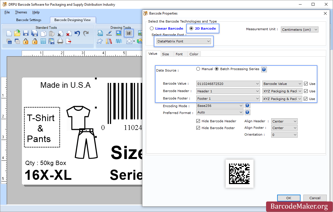Barcode Maker Software for Distribution Industry