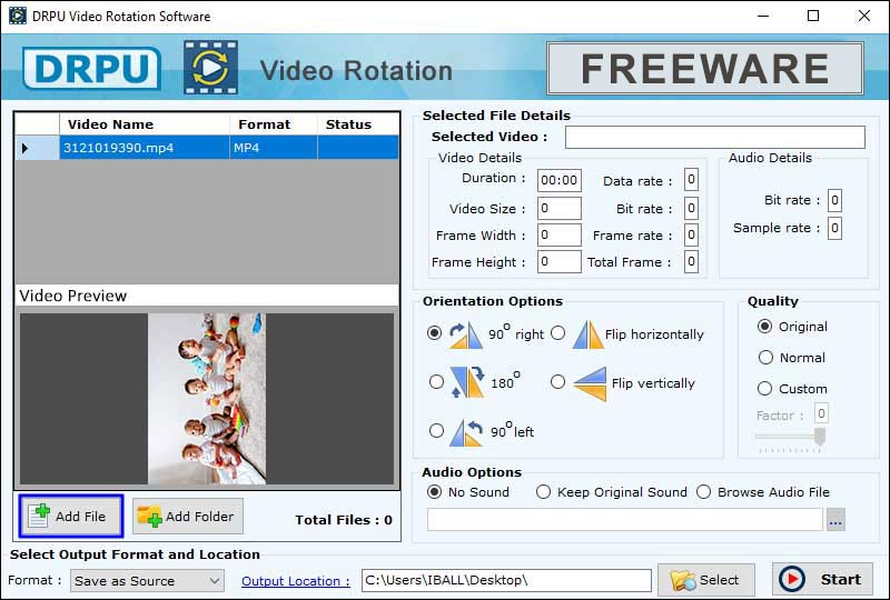 Select Video File