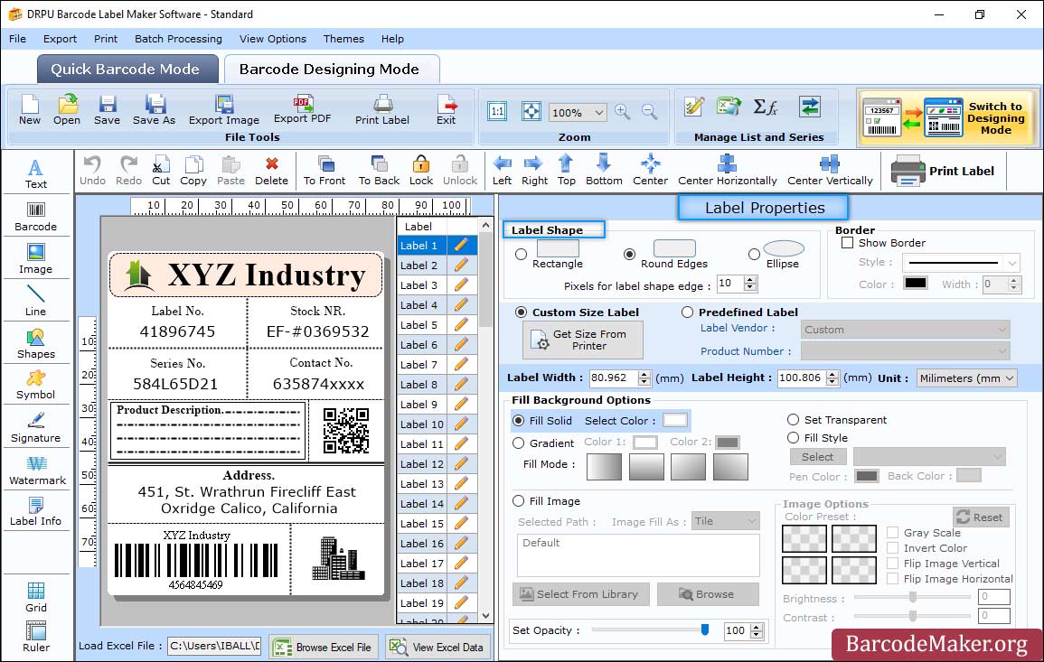 Barcode Maker Software - Standard